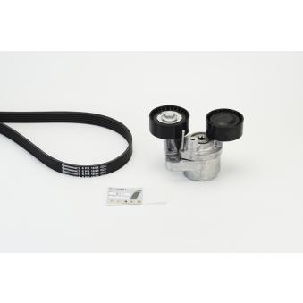 Jeu de courroies trapézoïdales à nervures CONTITECH 6PK1698K1 pour BMW Série 5 525 d - 211cv