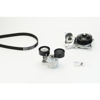 Pompe à eau+Jeu de courroie trapézoïdale à nervures CONTITECH [6PK1698WP2]
