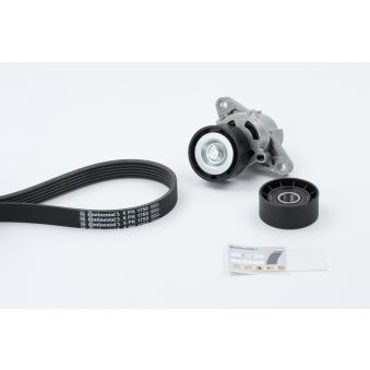 Jeu de courroies trapézoïdales à nervures CONTITECH 6PK1750K2 pour RENAULT GRAND KANGOO 1.4 e - 75cv