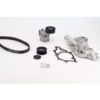 Pompe à eau+Jeu de courroie trapézoïdale à nervures CONTITECH OEM 6112000370