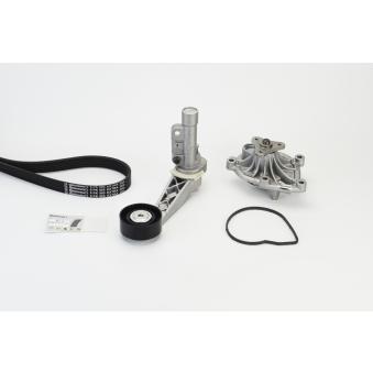 Pompe à eau+Jeu de courroie trapézoïdale à nervures CONTITECH 6PK905 EXTRA WP1 pour CITROEN DS5 1.6 THP 200 - 200cv