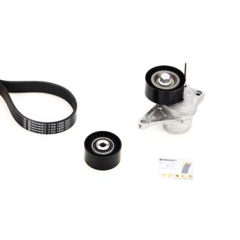 Jeu de courroies trapézoïdales à nervures CONTITECH [7PK1666K1]