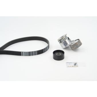 Jeu de courroies trapézoïdales à nervures CONTITECH 7PK1795K2 pour AUDI A4 1.9 DCI - 110cv