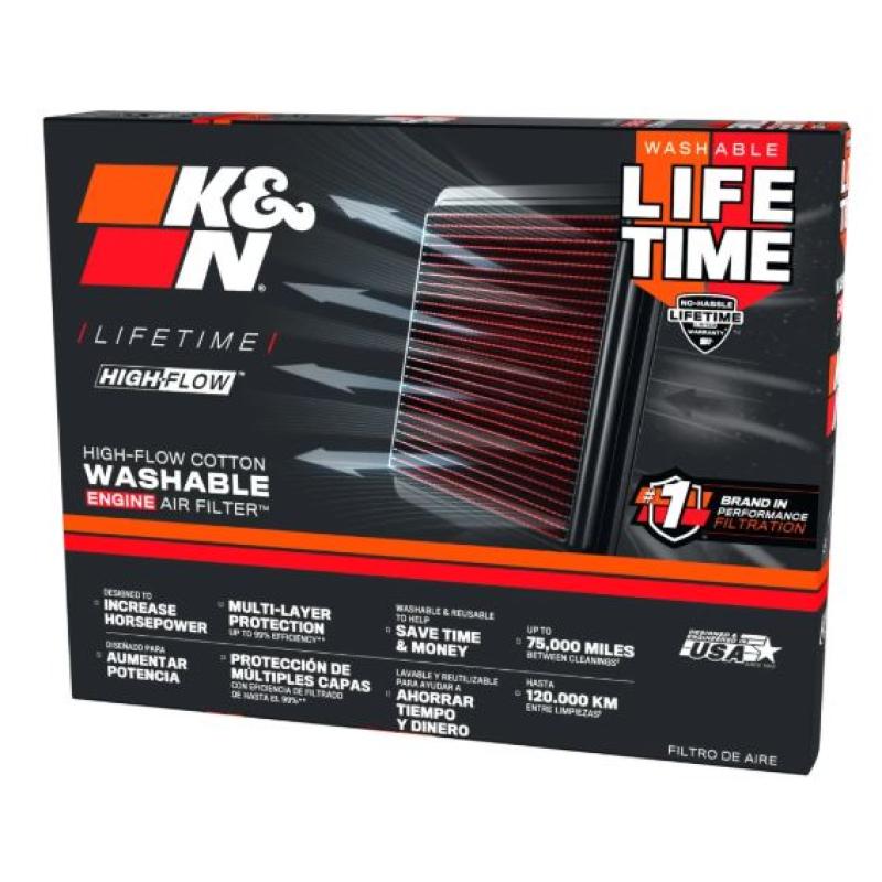 Filtre à air sport K&N FILTERS 33-3057 - Visuel 1