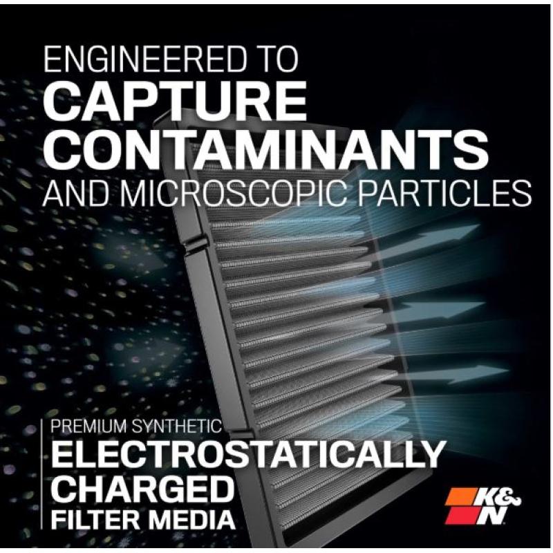 Filtre, air de l'habitacle K&N FILTERS VF3013 - Visuel 1