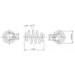 MONROE SN0408 - Ressort de suspension