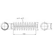 MONROE SP2107 - Ressort de suspension