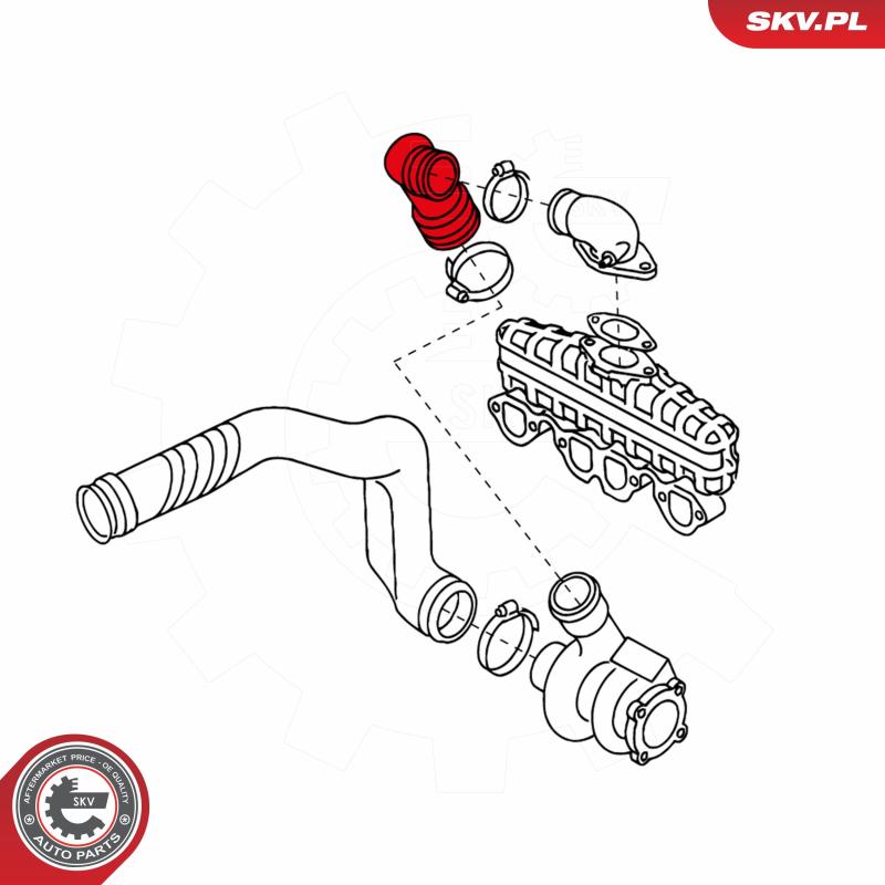 Gaine de suralimentation ESEN SKV 24SKV032 - Visuel 2