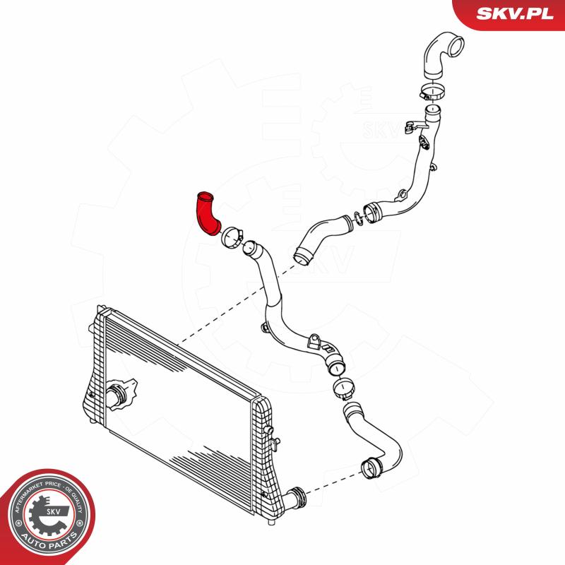 Gaine de suralimentation avant droit ESEN SKV 24SKV046 - Visuel 2