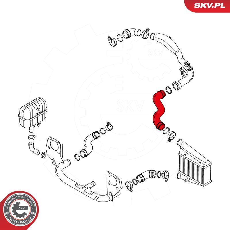 Gaine de suralimentation avant droit ESEN SKV 24SKV069 - Visuel 2