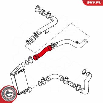 Gaine de suralimentation ESEN SKV [24SKV070]