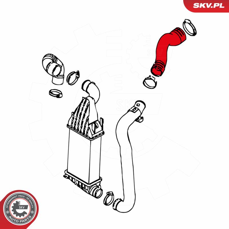 Durite de radiateur ESEN SKV 24SKV222 - Visuel 2