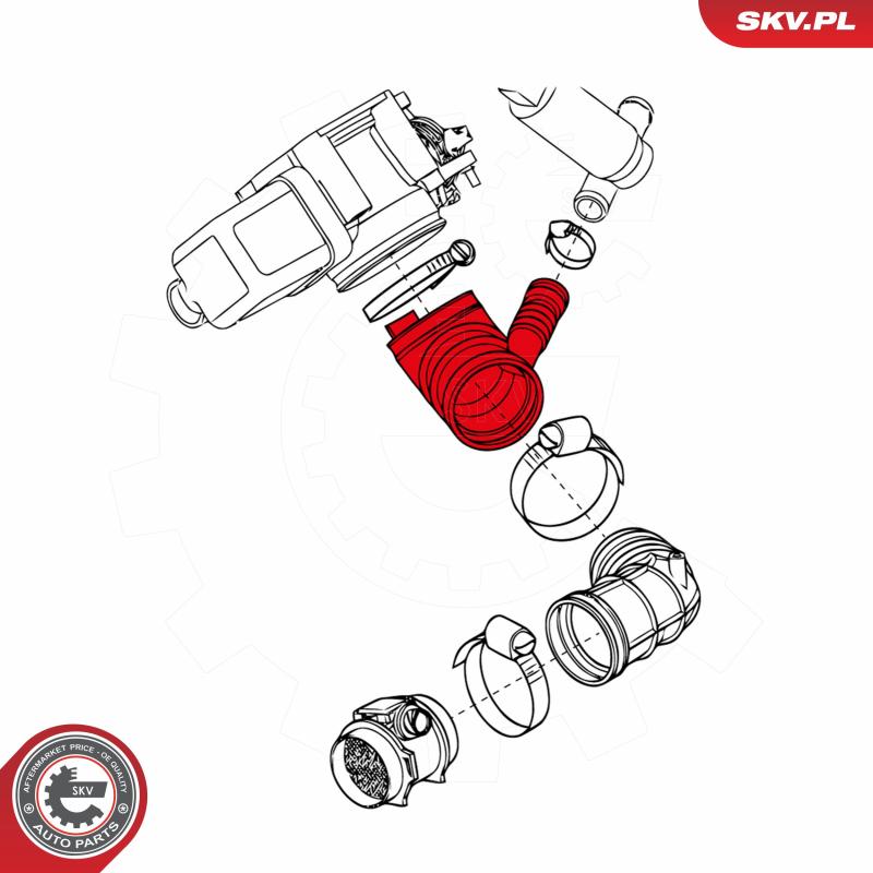 Tuyau d'aspiration, alimentation d'air ESEN SKV 24SKV403 - Visuel 2