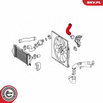 Gaine de suralimentation ESEN SKV OEM A1635016182