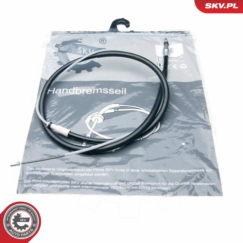 Tirette à câble, frein de stationnement arrière gauche ESEN SKV 25SKV256 - Visuel 1