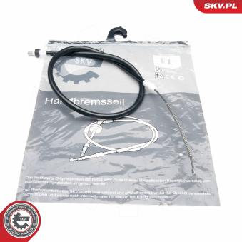 Tirette à câble, frein de stationnement arrière gauche ESEN SKV OEM 7700841026