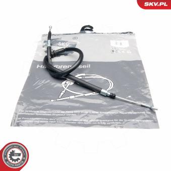 Tirette à câble, frein de stationnement arrière gauche ESEN SKV OEM 7D0609701