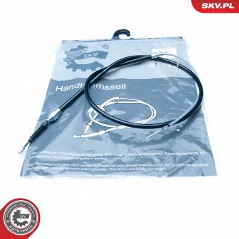 Tirette à câble, frein de stationnement arrière gauche ESEN SKV OEM 1H0609721E