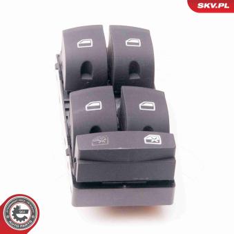 Interrupteur, lève-vitre ESEN SKV 37SKV008 pour IVECO MASSIF 1.2 TSI - 105cv