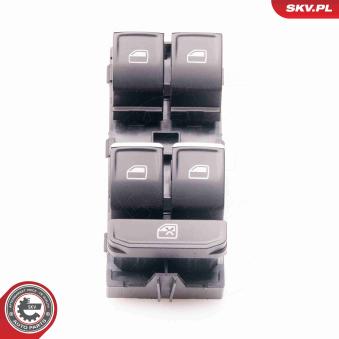 Interrupteur, lève-vitre ESEN SKV 37SKV010 pour VOLKSWAGEN GOLF 1.4 TGI CNG - 110cv