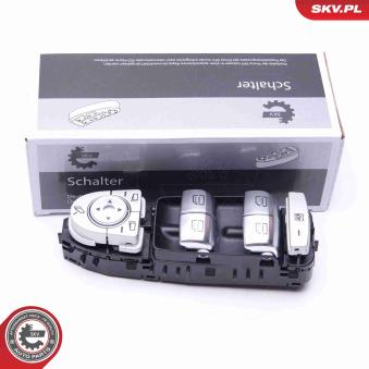 Interrupteur, lève-vitre ESEN SKV 37SKV054 pour VOLKSWAGEN GOLF E 200 d - 160cv