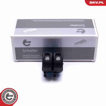 Interrupteur, lève-vitre avant gauche ESEN SKV [37SKV410]