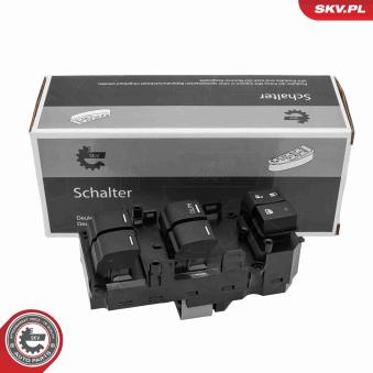 Interrupteur, lève-vitre avant gauche ESEN SKV [37SKV528]