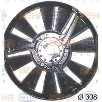 BEHR HELLA SERVICE 8EW 009 157-301 - Ventilateur, condenseur de climatisation