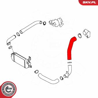 Gaine de suralimentation ESEN SKV OEM 1505A850