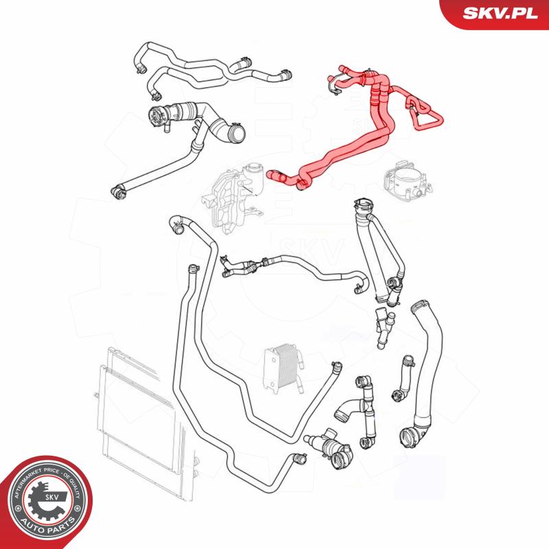 Durite de radiateur ESEN SKV 43SKV747 - Visuel 2