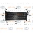 Condenseur, climatisation BEHR HELLA SERVICE [8FC 351 035-021]