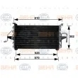Condenseur, climatisation BEHR HELLA SERVICE [8FC 351 035-681]