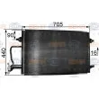Condenseur, climatisation BEHR HELLA SERVICE [8FC 351 038-441]