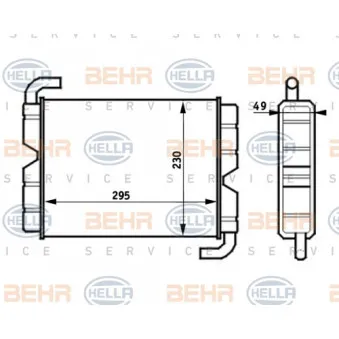 BEHR HELLA SERVICE 8FH 351 024-381 - Système de chauffage