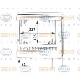 BEHR HELLA SERVICE 8FH 351 311-241 - Système de chauffage