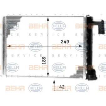 BEHR HELLA SERVICE 8FH 351 312-331 - Système de chauffage