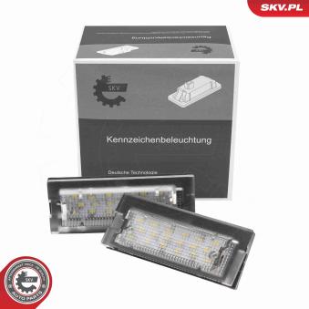 Feu éclaireur de plaque ESEN SKV 72SKV565 pour BMW Série 5 525 d - 163cv