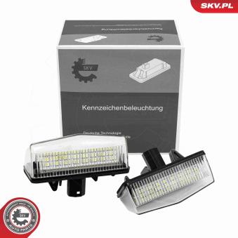 Feu éclaireur de plaque ESEN SKV 72SKV577 pour FORD TRANSIT 2.0 D - 124cv