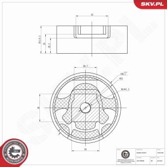 Support moteur ESEN SKV [75SKV306]