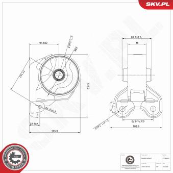 Support moteur ESEN SKV [75SKV481]