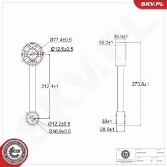 Support moteur ESEN SKV [75SKV492]