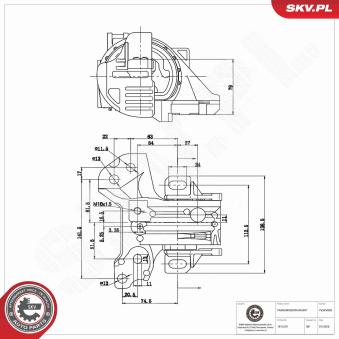 Suspension, boîte automatique ESEN SKV 75SKV809