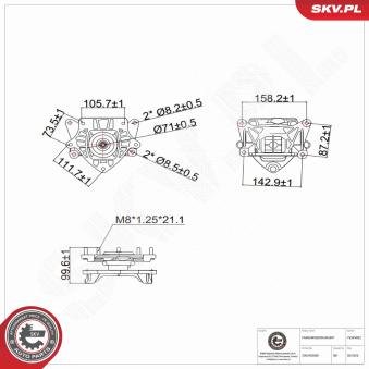 Suspension, boîte automatique ESEN SKV [75SKV822]