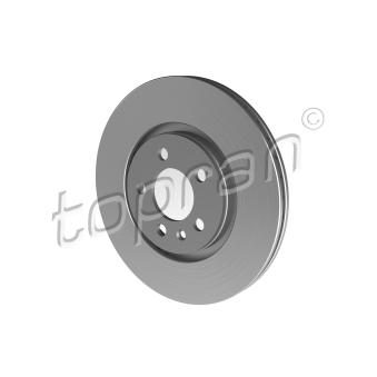 Jeu de 2 disques de frein avant TOPRAN OEM 1H0615301