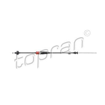 Tirette à câble, commande d'embrayage TOPRAN OEM 1H1721335K