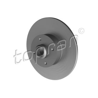 Jeu de 2 disques de frein arrière TOPRAN OEM 191615601A