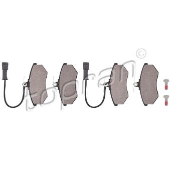 Jeu de 4 plaquettes de frein avant TOPRAN OEM 443698151K