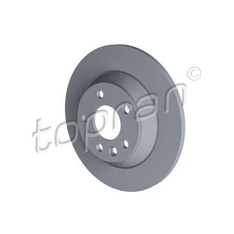 Jeu de 2 disques de frein arrière TOPRAN OEM 7D0615601A