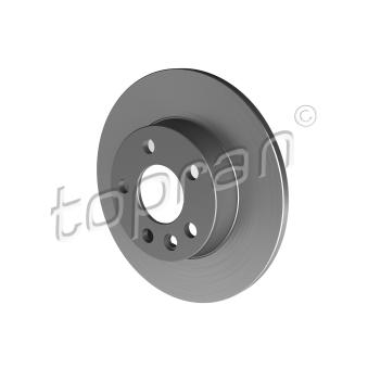 Jeu de 2 disques de frein arrière TOPRAN OEM 7D0615601