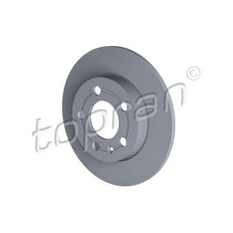 Jeu de 2 disques de frein arrière TOPRAN OEM 1J0615601D